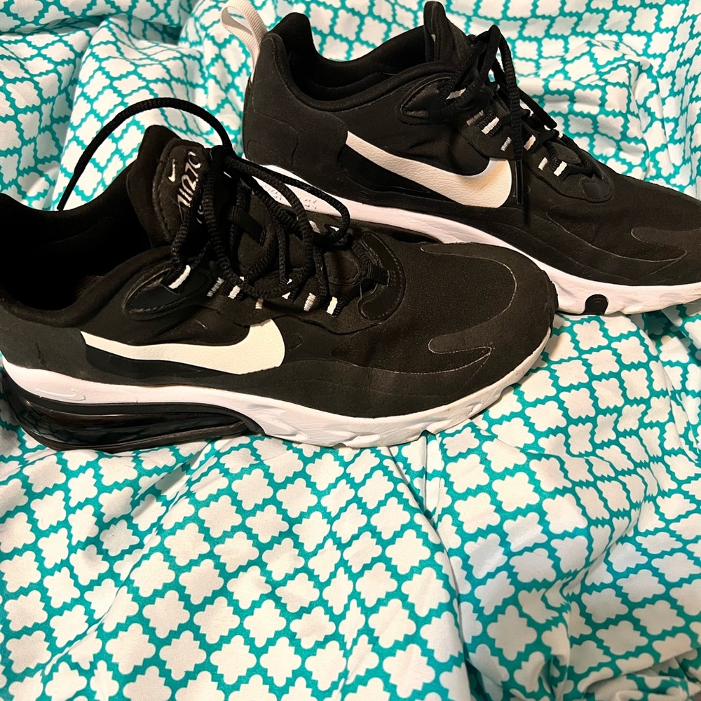 Nike Black and White Athletic Shoes